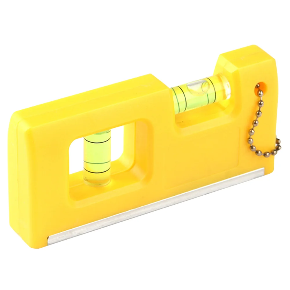 Magnetic Spirit Level Bubble Florescent Ruler Levelling Instrument Accessories Tool Plastic Small