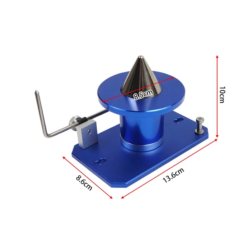 Bilanciatore lama per tosaerba KYCOR, alta precisione con magnetico per supporto lama regolabile, strumento di bilanciamento lama montato a parete