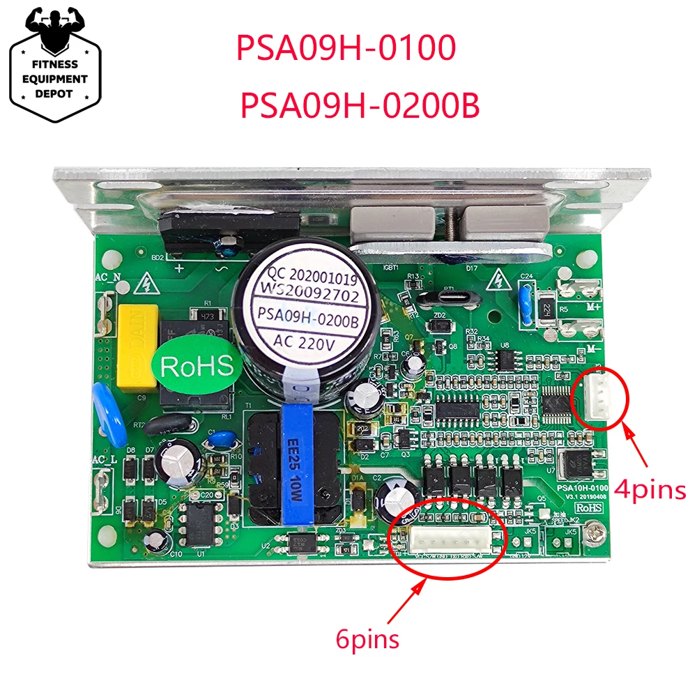 Controlador de Motor para Treadmill PSA09H-0100 PSA10H: Evaluación Técnica y Uso Práctico