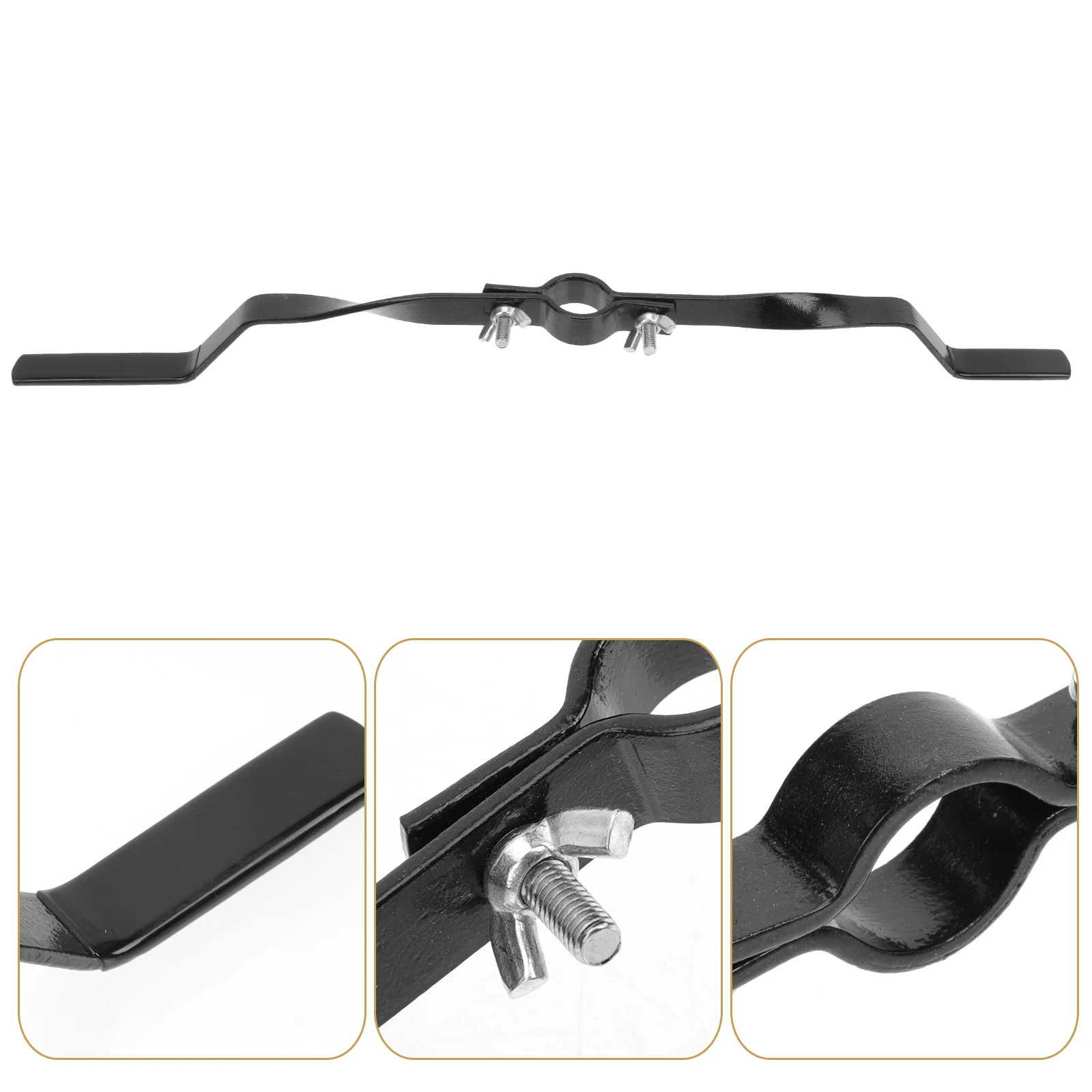 

Durable Support Stand Iron Holder Bracket Tray Wear Resistant Rustproof Sturdy Replacement Base For Drum Accessories