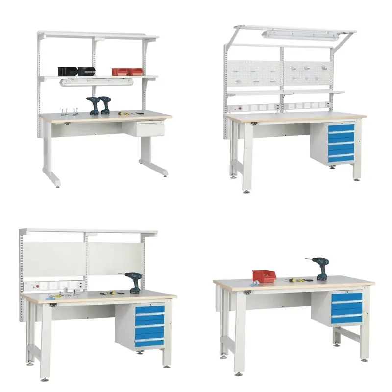 

Factory Wholesale Electronic Lab Workbench OEM Customized Antistatic Adjustable ESD Worktable Extended Workbench