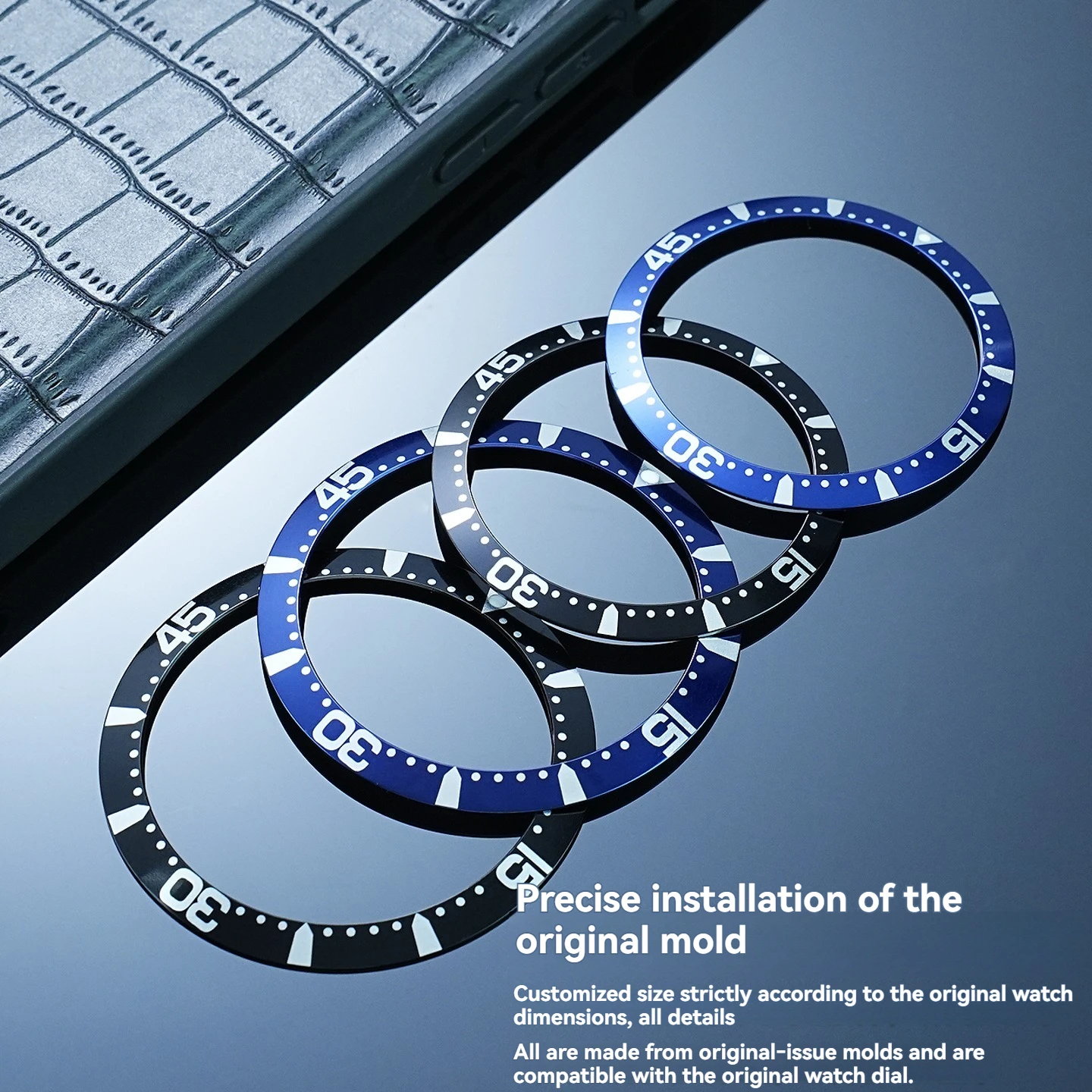 Suitable for Long Qin Comcast scale ring aluminum ring L3.742.4/741 781 watch scale digital bezel accessories 41mm