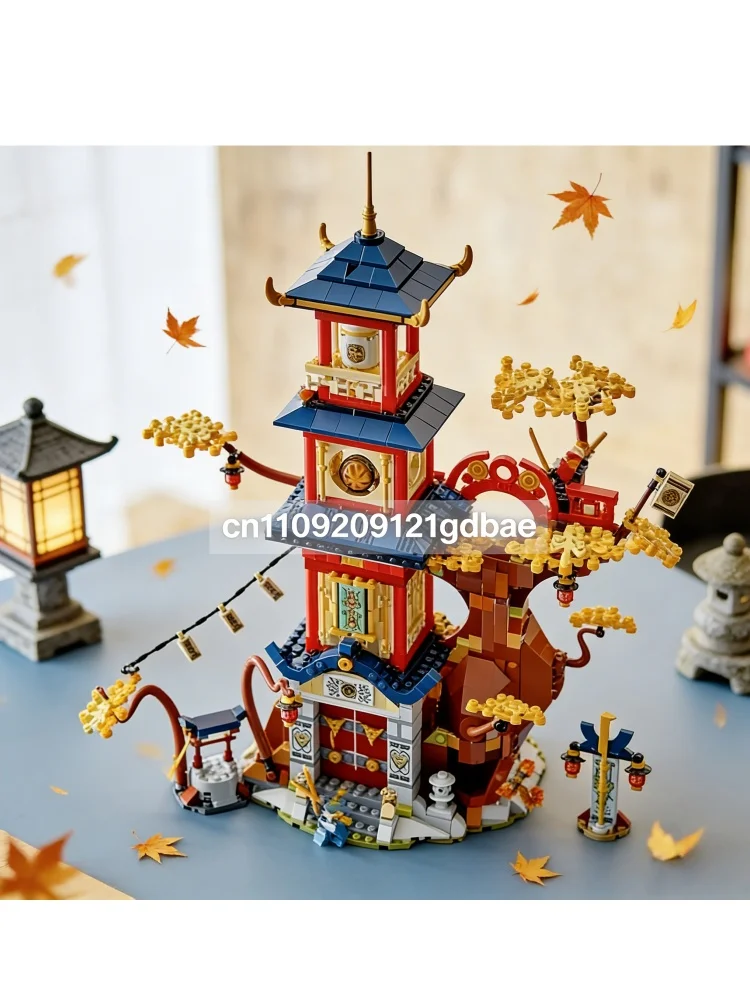 

Ninja Series Building Blocks Dragon Temple Energy Core Tree House Children's Toy Assembly Gift