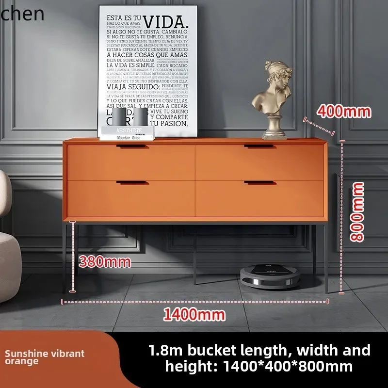 

B1 chest of drawers minimalist modern bedroom storage living room solid wood dining side cabinet drawer locker