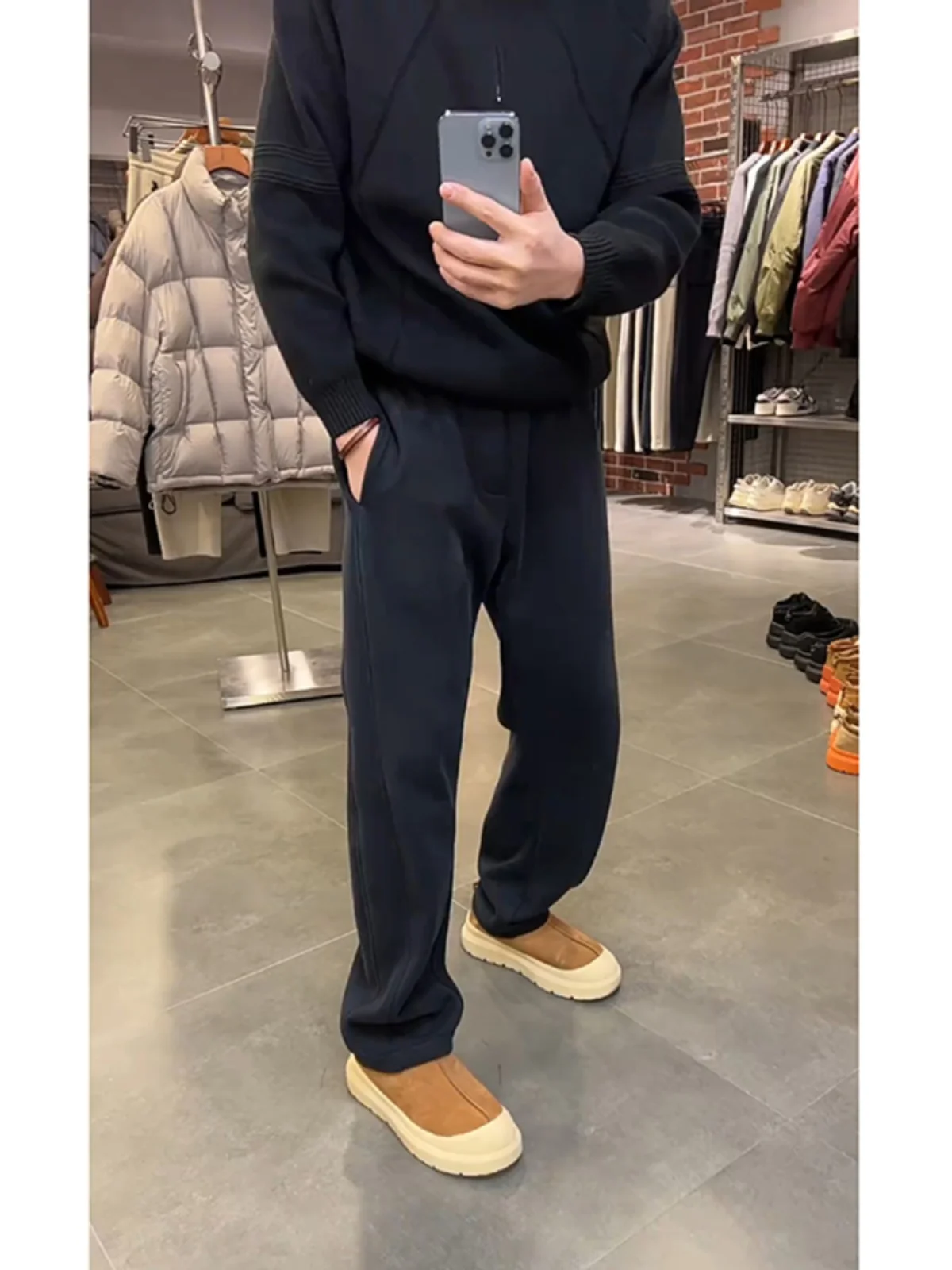 

Мужские повседневные брюки Deep ey American Vintage Scythe, свободного кроя, струящиеся, удобные, длинные, молодежный тренд