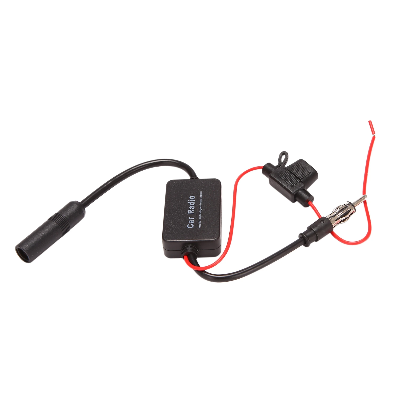 Hot Selling-For Universal 12V Auto Car Radio FM Antenna Signal Amp Amplifier Booster For Marine Car Vehicle Boat 330Mm FM Amplif
