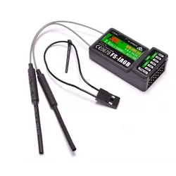 Flysky FS-IA6B Afstandsbediening IA6B Ontvanger 2.4G 6 Kanaals FLY SKY Plastic voor DIY FPV RC Vliegtuig Quadcopter boot Model