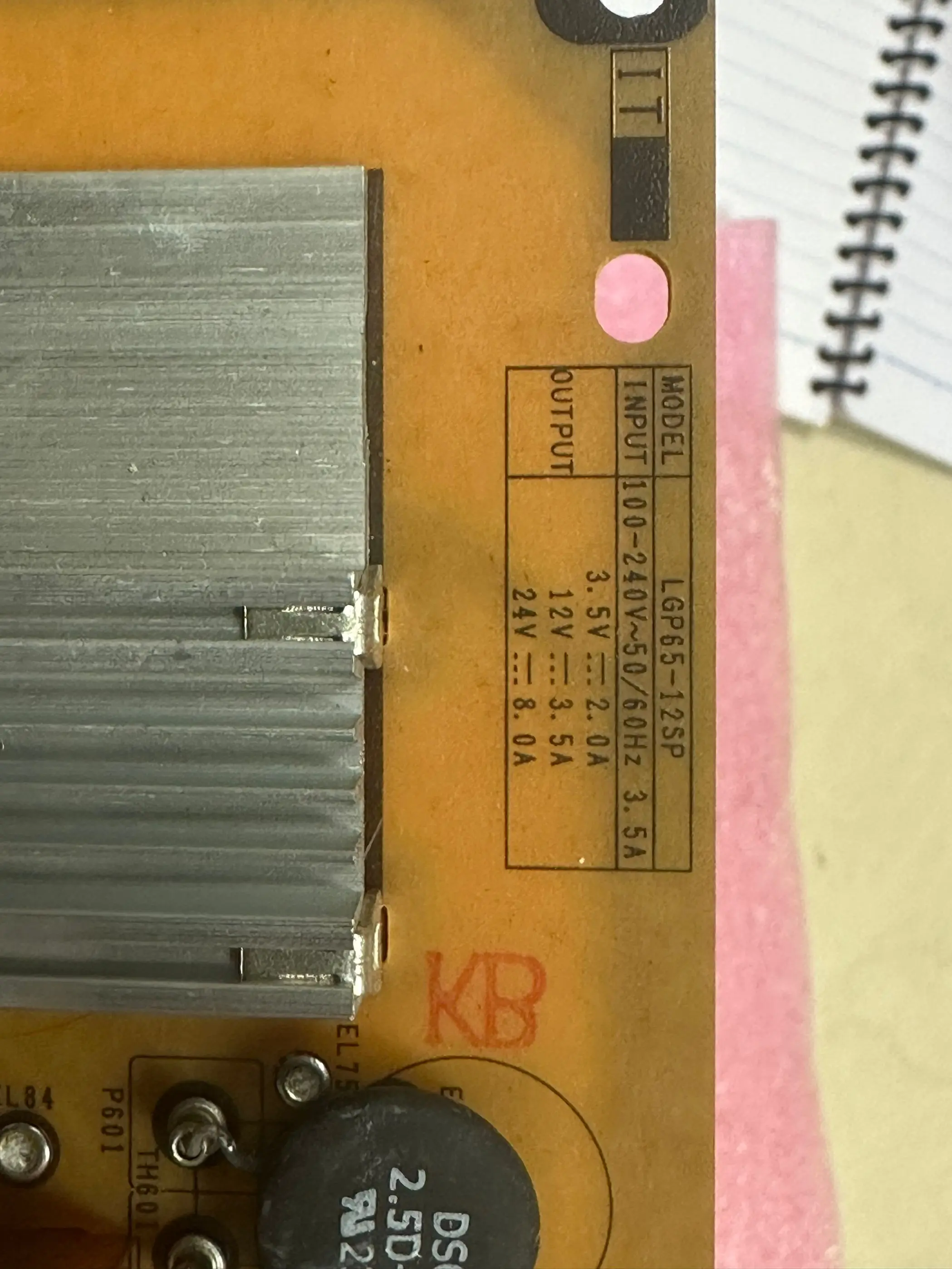 لوحة إمداد الطاقة الأصلية ، EAX62876002 (من) ، EAY62169703