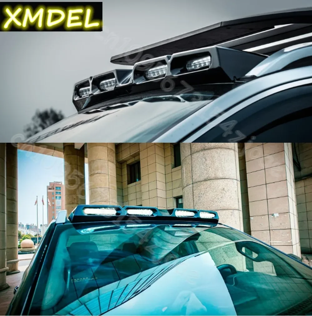 Reflector de alta calidad de estilo de coche para Ford Ranger Ranger T8 T9 foco de techo LED protector de luz de techo de cuatro ojos 1 Juego