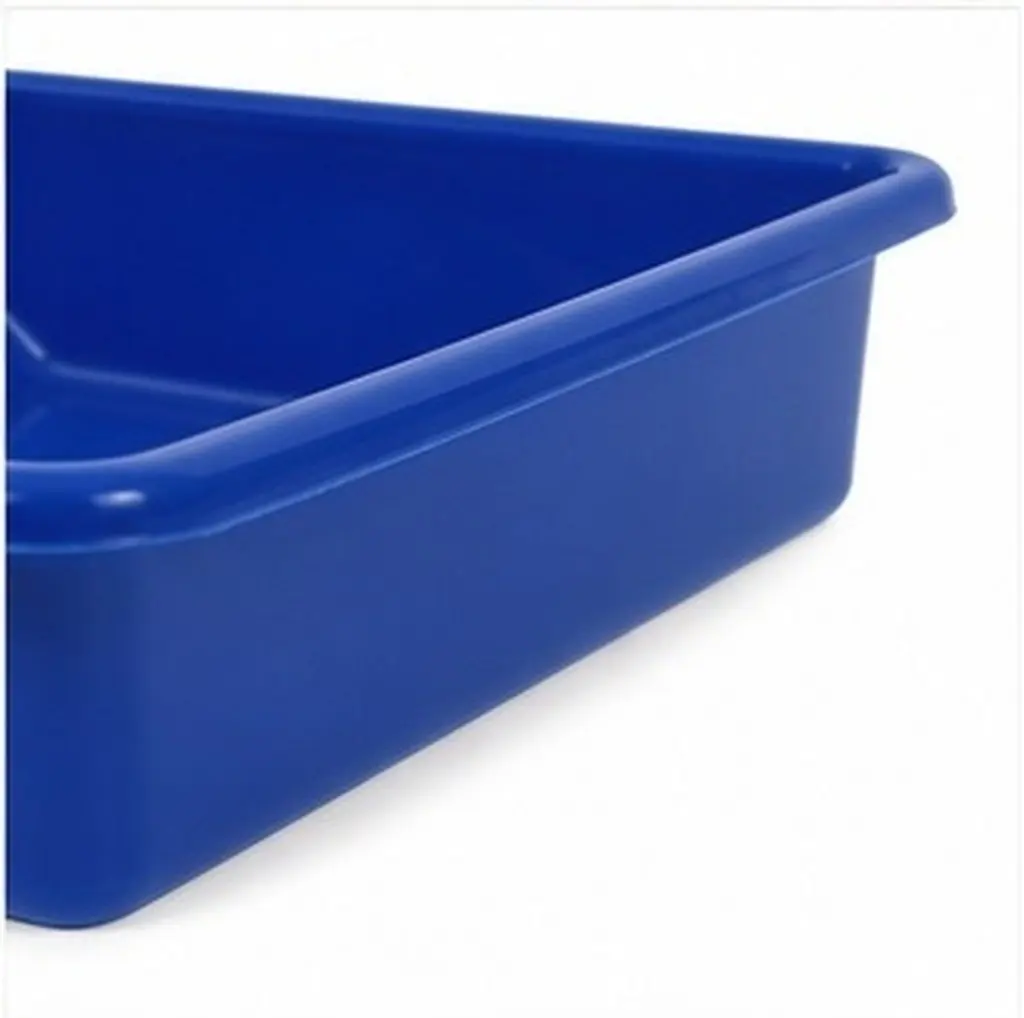 9 Inch Blue Universal Plastic Paint Tray for Roller Brushes Paint Pan Liners Disposable Painting Supplies Wall Painting Tools