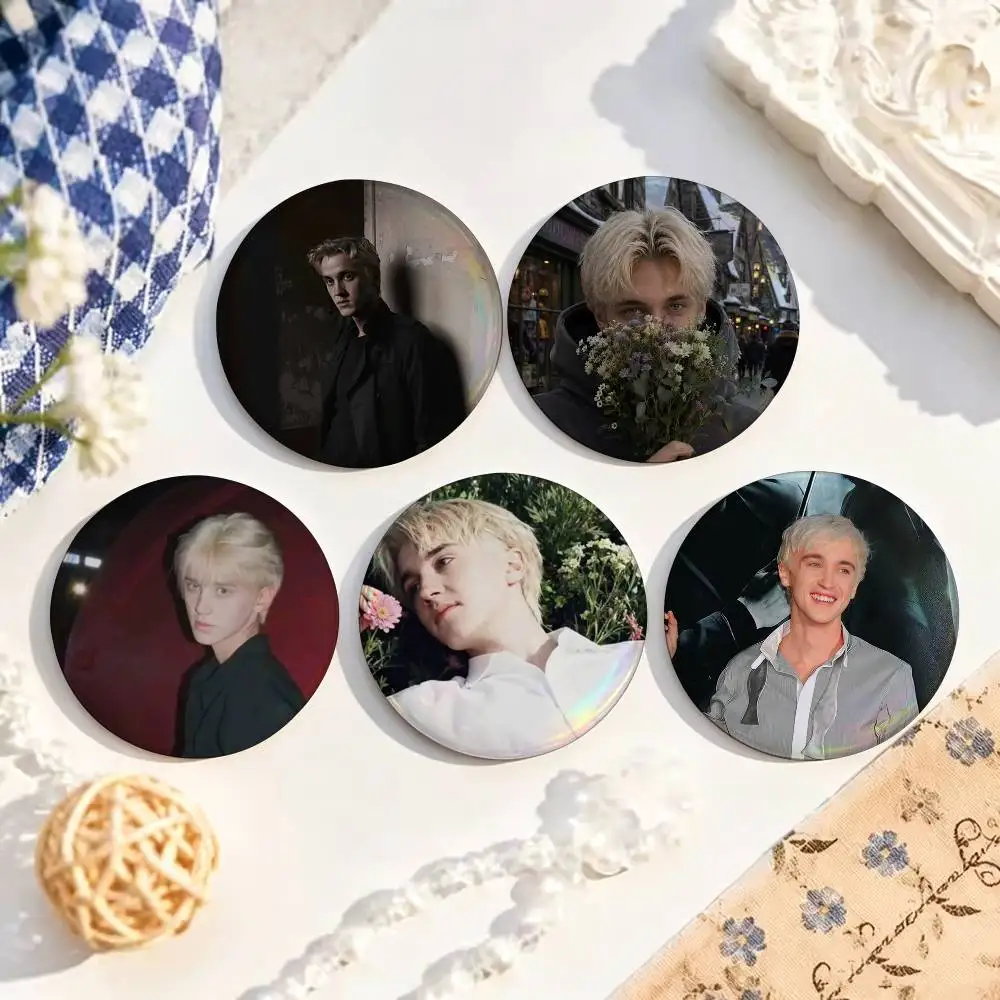 Actor Draco Malfoy  Custom Enamel Pin Badges 25mm 32mm 44mm 58mm Backpack Hat Decor Toys Gifts