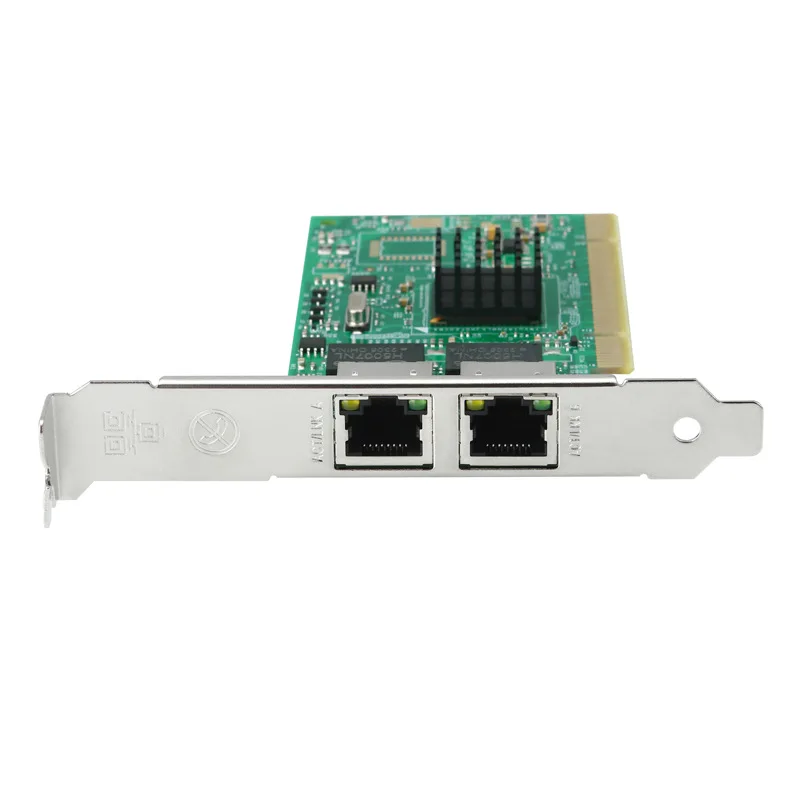 82546 Dual-Port Gigabit 8492MT PCI Server Network Card Ethernet Network Card-NIC Server Adapter PC+Metal