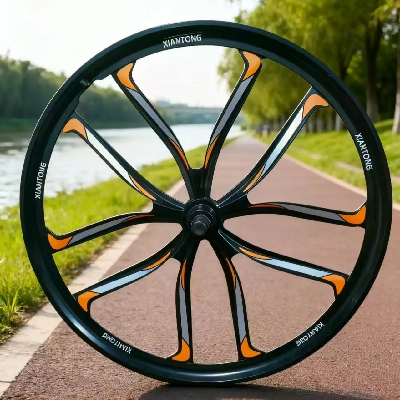 AliExpress NONE 24/26/27.5-Inch Bicycle Aluminum Magnesium Alloy Wheel Tire Width 175/195/2.125 Variable Speed Rear Wheel Disc Brake