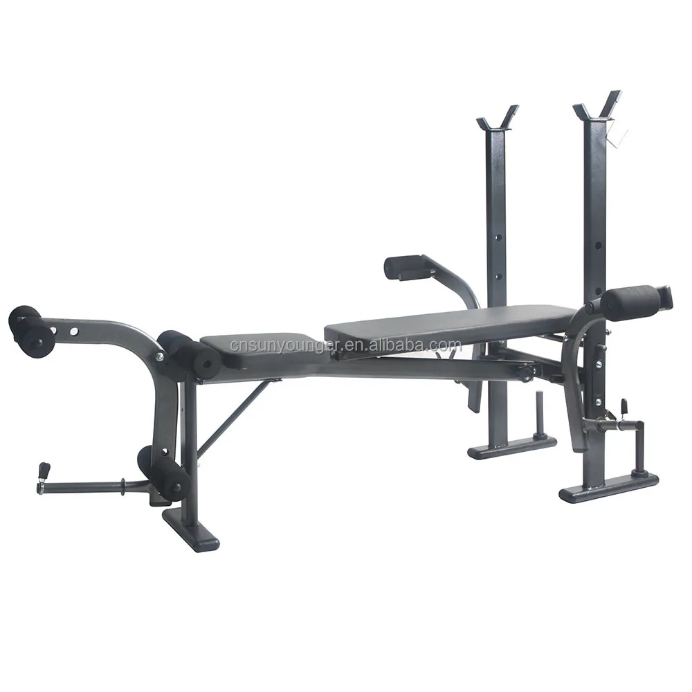 Panca pesi per fitness indoor Panca da allenamento multifunzione Bilanciere Squat Rack Panca da letto per sollevamento pesi per fitness sportivo