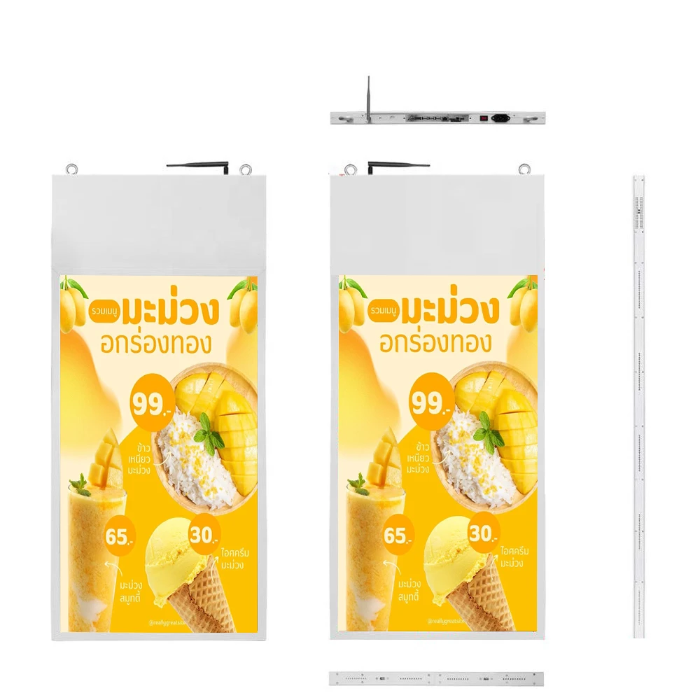 

49 Inch Ceiling Mounting Single Side 400 Nits High Brightness Indoor LCD Advertising Digital Signage Display Screen