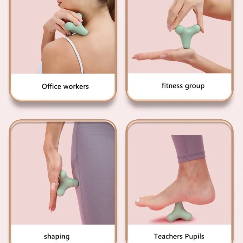 أربعة ركن اللفافة الكرة الأخمصية تدليك الكتف الرقبة الخصر عضلات اليد لاكتات ممارسة الاسترخاء ميريديان كرة اللياقة البدنية #6