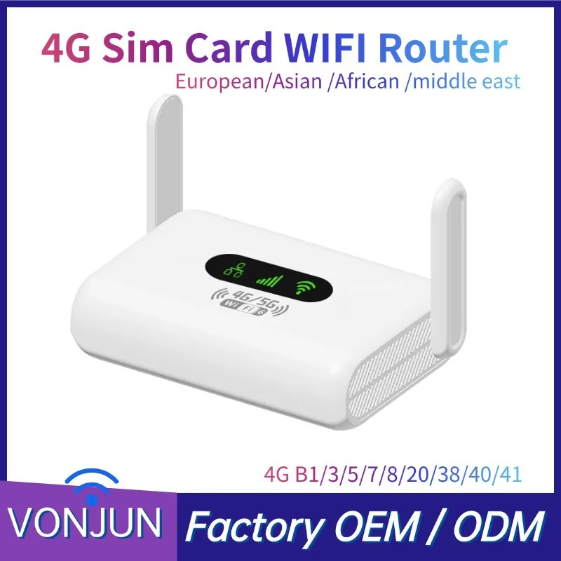 

4G Router Mini CPE Wireless Card Insertion Router Portable WiFi Mobile Hotspot Sharing Eurasia Africa Edition