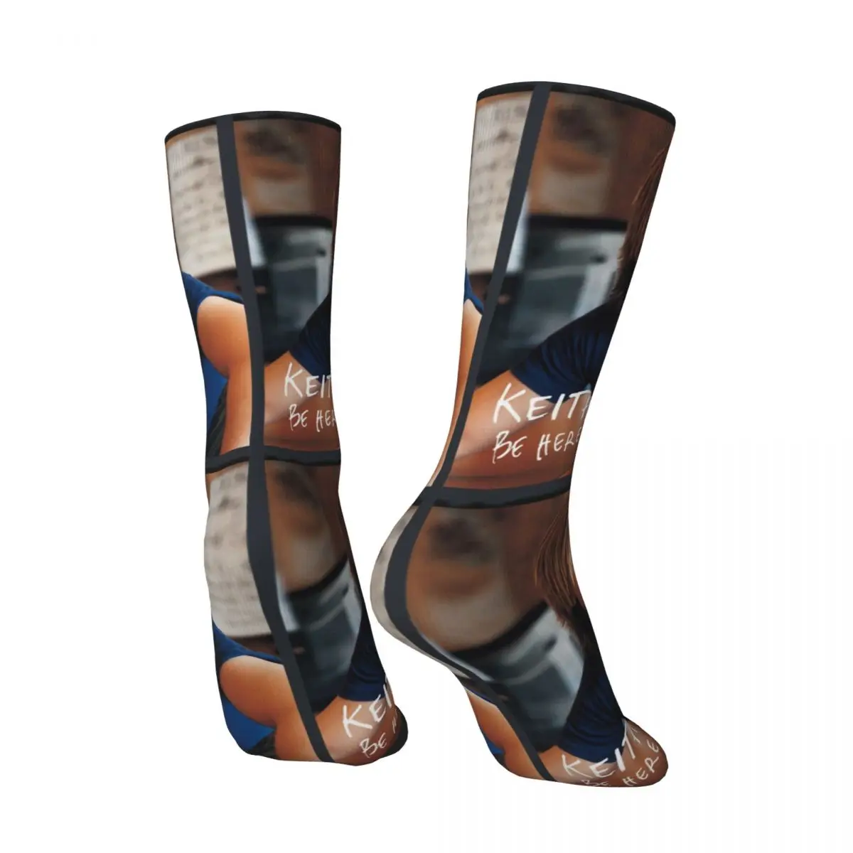 Funny Keith Urban Be Here Men's Socks Retro Harajuku keith urban Hip Hop Crew Sock Gift Printed official-website tops fugees