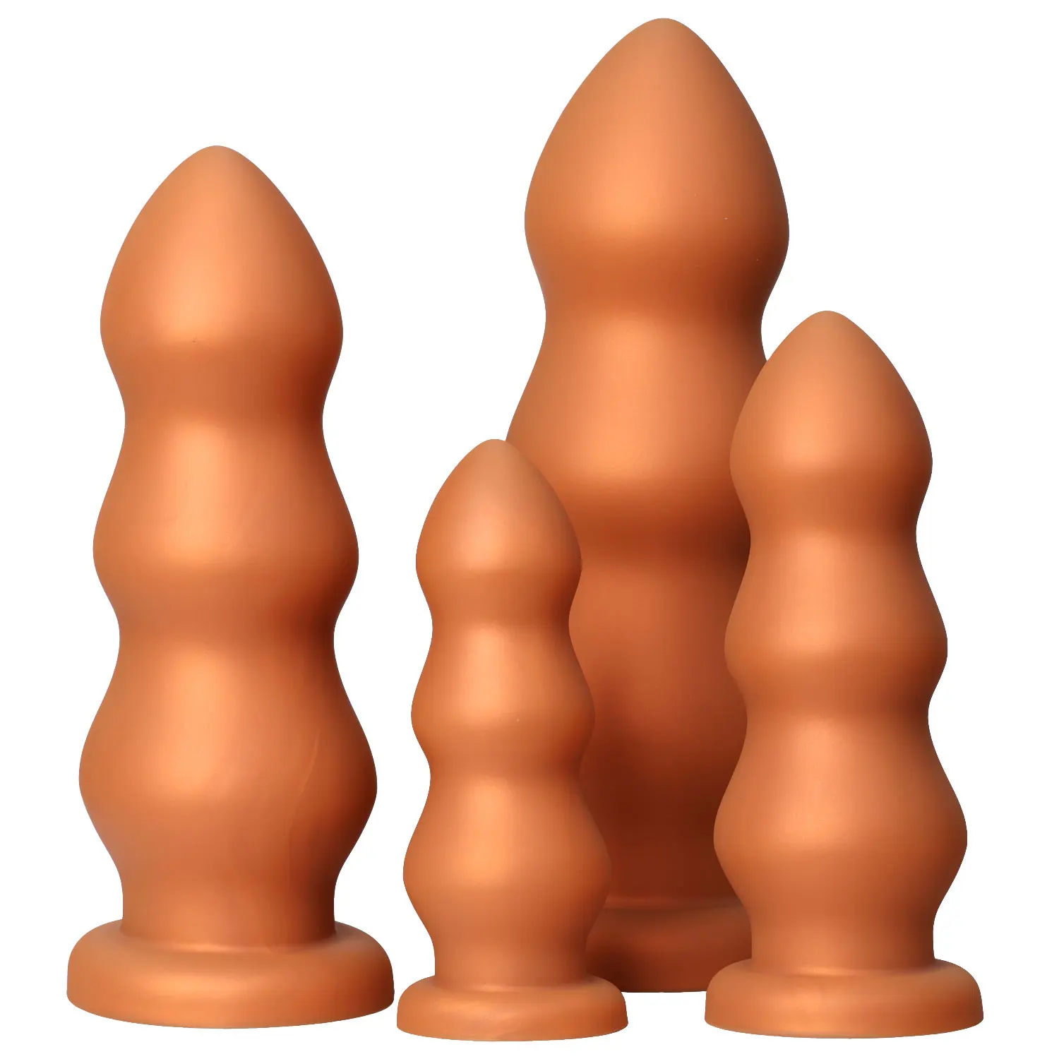 4 Size Big huge anal beads butt plug smooth soft silicone dilatador anal dildo penetration anal toys buttplug Prostate Massage