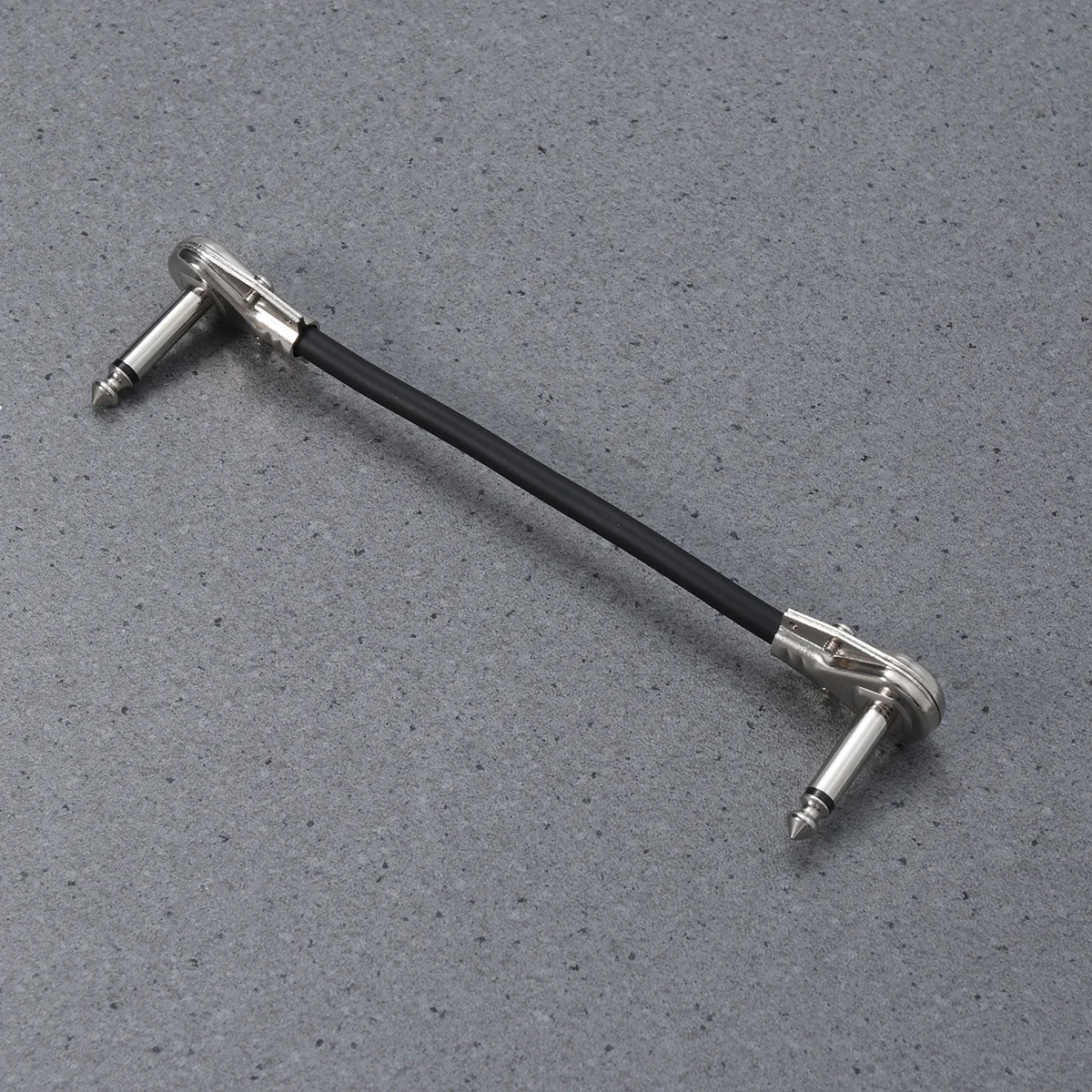 

6pcs Right To Right Instrument Cables 15Cm Flathead Heavy Duty Metal Connectors Oxygen-Free Copper Double Shielded For Effect