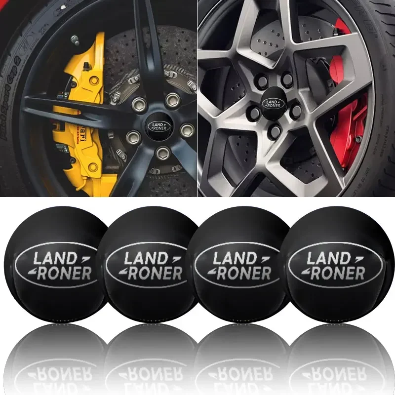 4Pcs 56mm Car Wheel Center Hub Caps Cover Rim Sticker Badge For Land Rover Range Rover Sport Evoque Discovery 3 4 5 Freelander