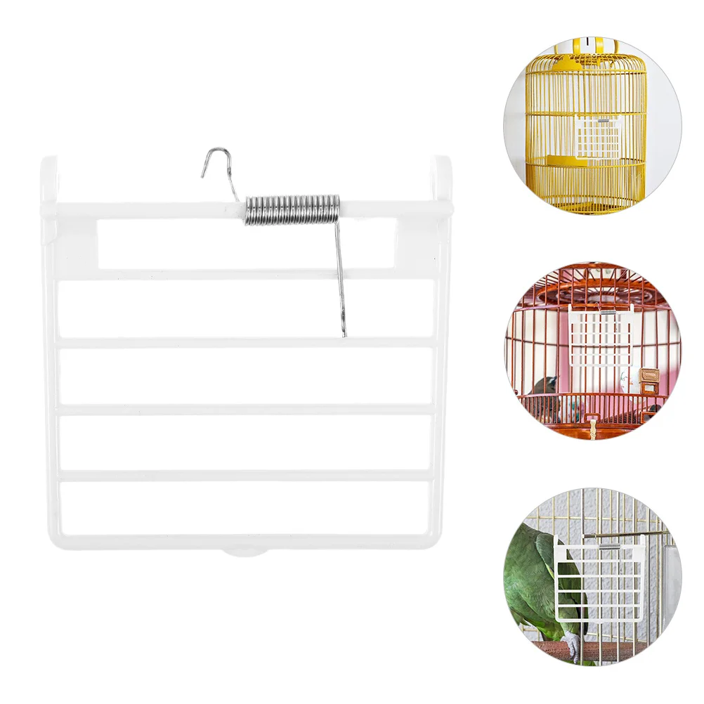 

2Pcs Premium Bird Cage Door Parts Trap Door Design Easy Access for Feeding Cleaning Compatible with Most Cages
