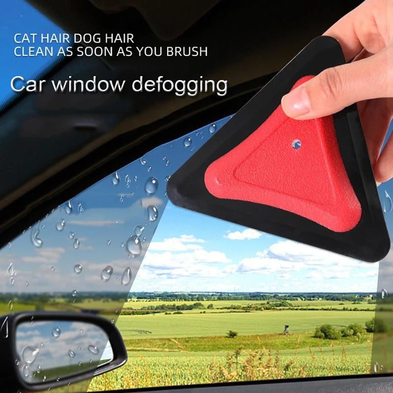 Car Window Glass Defog Remove Multi-purpose Silicone Wiper Water Tool Pet Hair Remover Animal Hair Brush Drying Blade Scraper