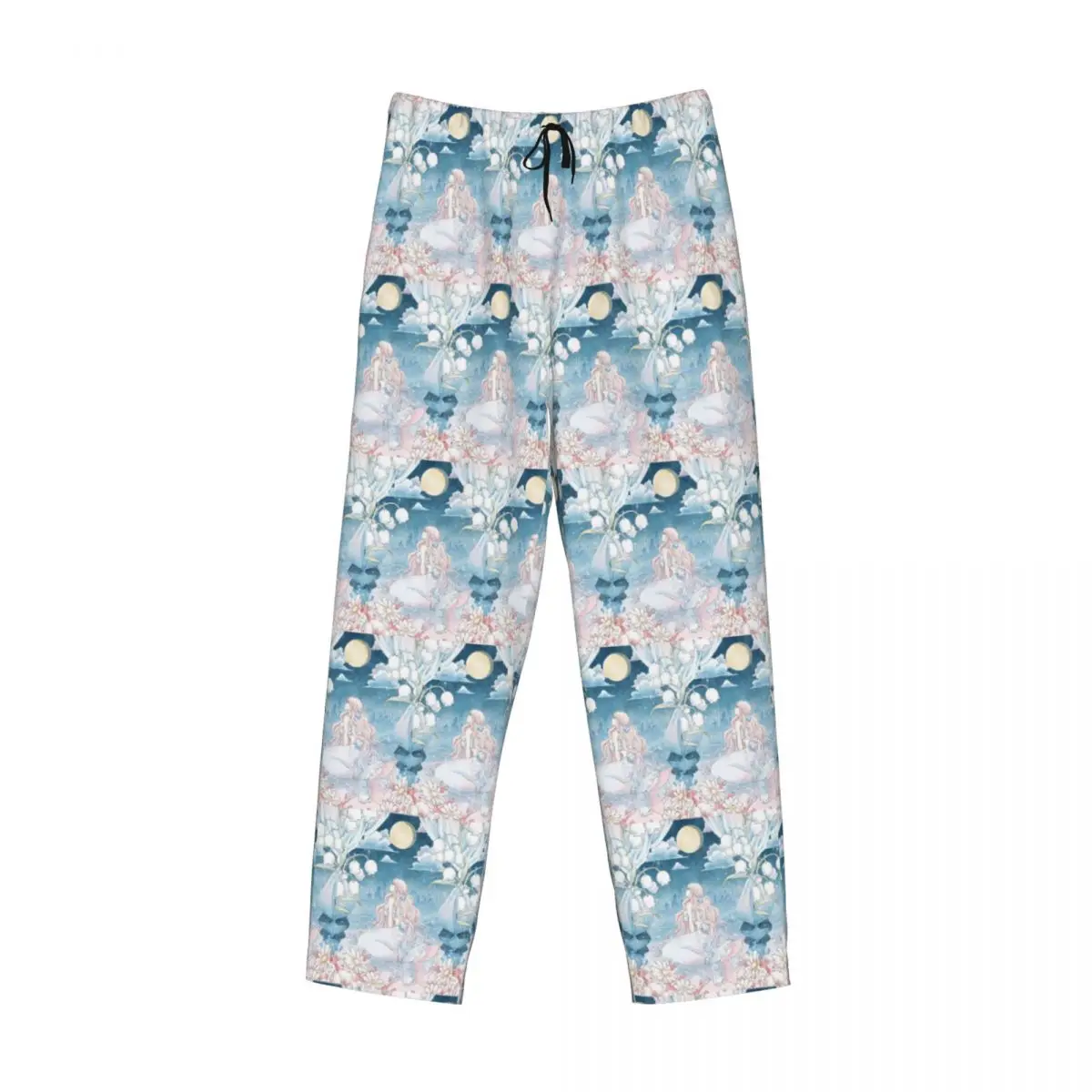 Custom Vibrant Mermaid Design (11) Pajama Pants Men Sleepwear Sleep Lounge Bottoms with Pockets
