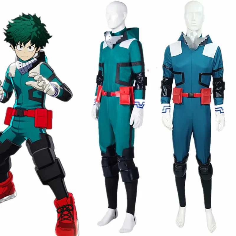 Hot My Hero Academia Izuku Midoriya Costume Boku No Hero Academia Deku Batting Suit Halloween Uniforms Cosplay Costume MS56465