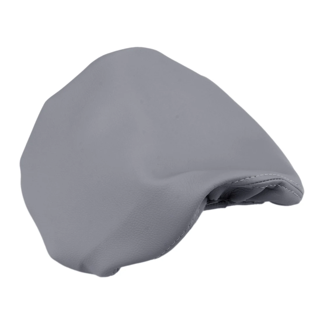 Car Center Console Armrest Lid Box Cover Protector Fit For Mazda 3 2019-2022 Gray Microfiber Leather