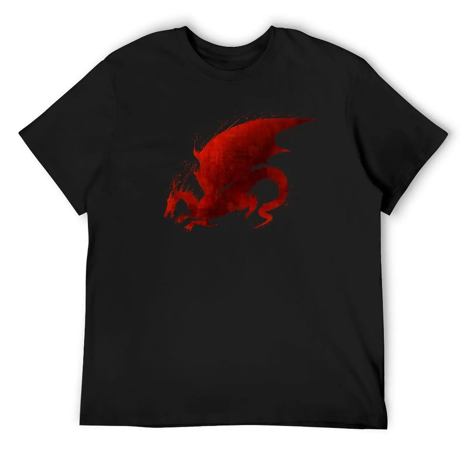 

Dragon Age Origins: Blood Dragon V1 T-Shirt plain heavyweights mens graphic t-shirts hip hop