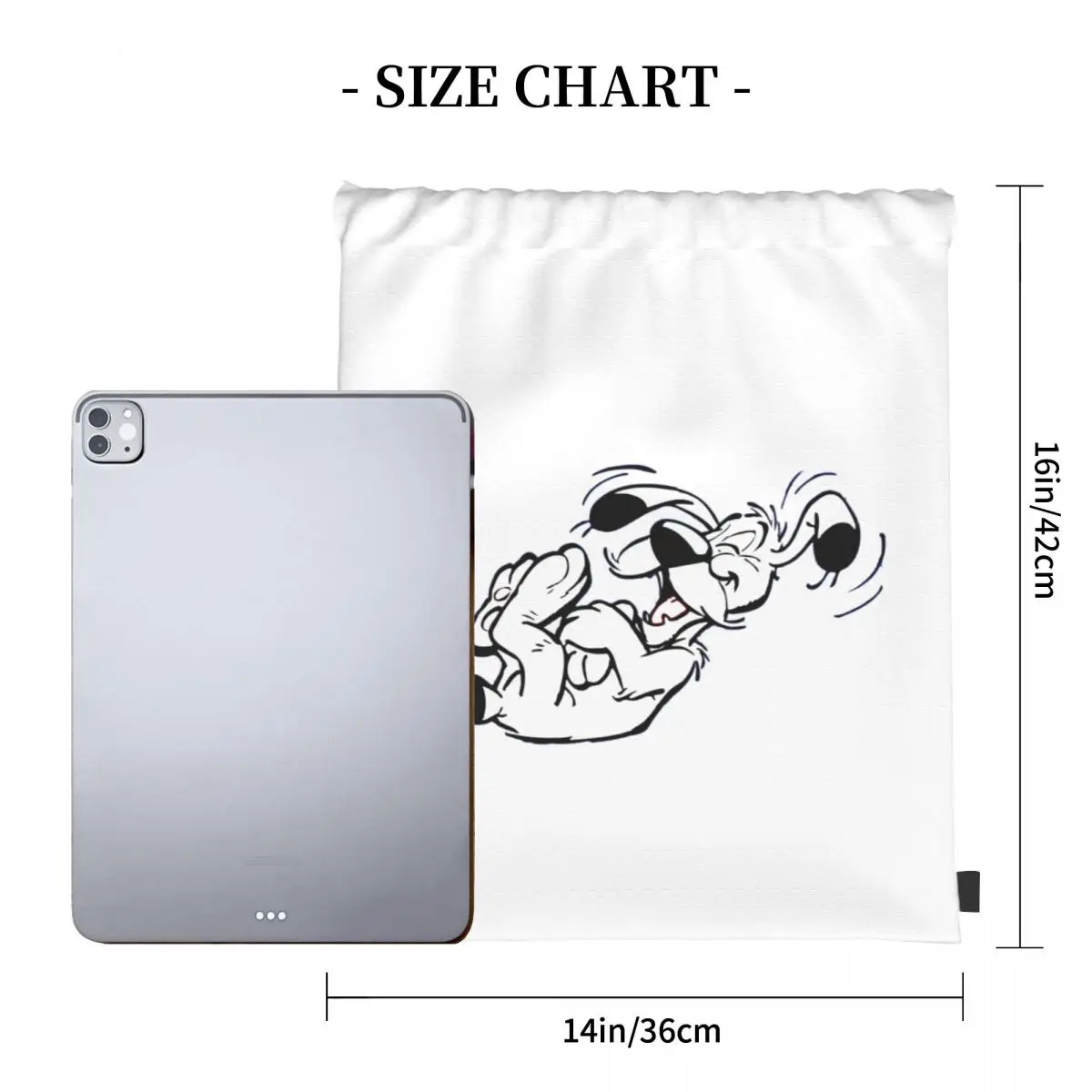 Asterix And Obelix Dogmatix Ideafix Obelix Dog1 Backpacks Casual Drawstring Bags Sports Bag Book Bags For Travel School