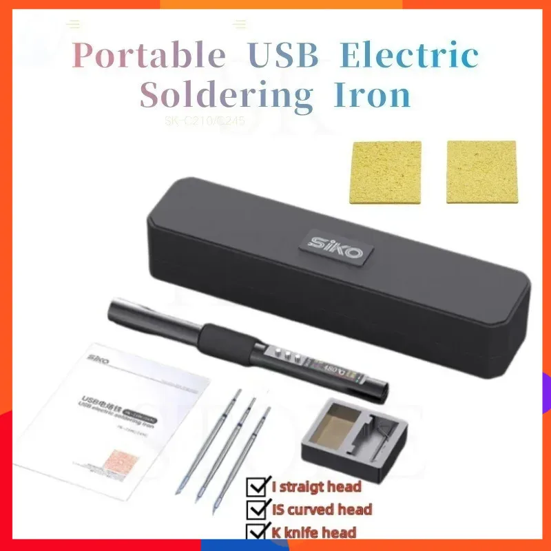 

C210 C245 Умный паяльник Портативные сварочные инструменты Интерфейс Type-C 2S Высокая мощность Регулируемая температура Цифровые инструменты для пайки