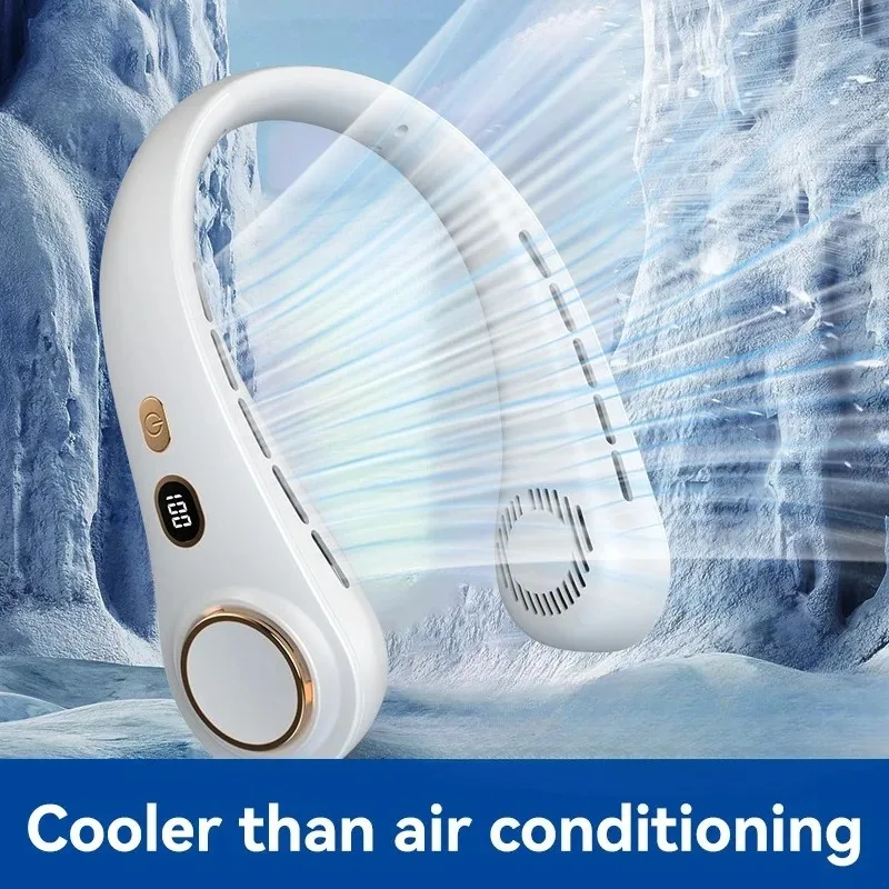 

Новый мини-светодиодный цифровой дисплей, бесшумный спортивный подвесной вентилятор на шею, небольшой вентилятор для студенческих видов спорта на открытом воздухе, портативный электрический вентилятор с зарядкой