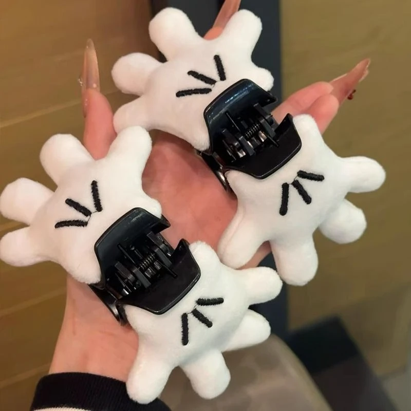 

Mickey Mouse Clamping Cartoon Cute Palm Shaped Hairpin 3D Doll Creative Hairpin Decoration Hairstyle Washing Commuting Men Women