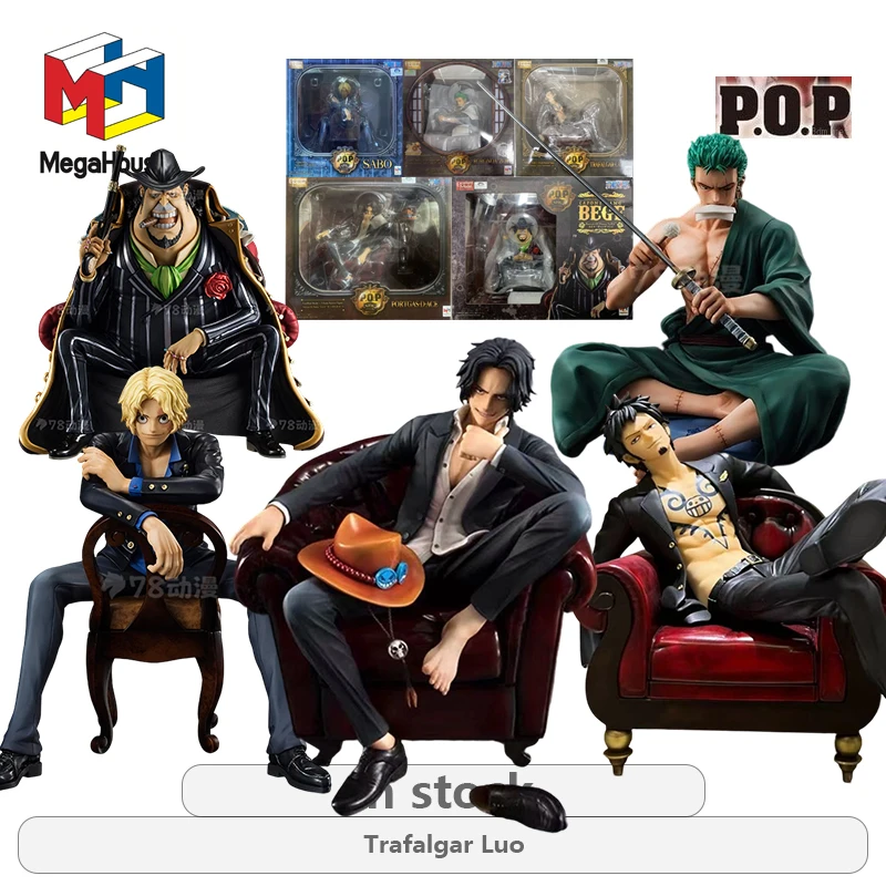 เมกะเฮาส์ ออริจินัล พอร์เทรต ออฟ ไพเรทส์ ซีรีส์ S.O.C  ฟิกเกอร์ พอตคาส ดี.เอซ\ซาบ\โซโร\ทราฟัลการ์ ลูโอ แบบไม่สามารถขยับได้ ของเล่นสะสม