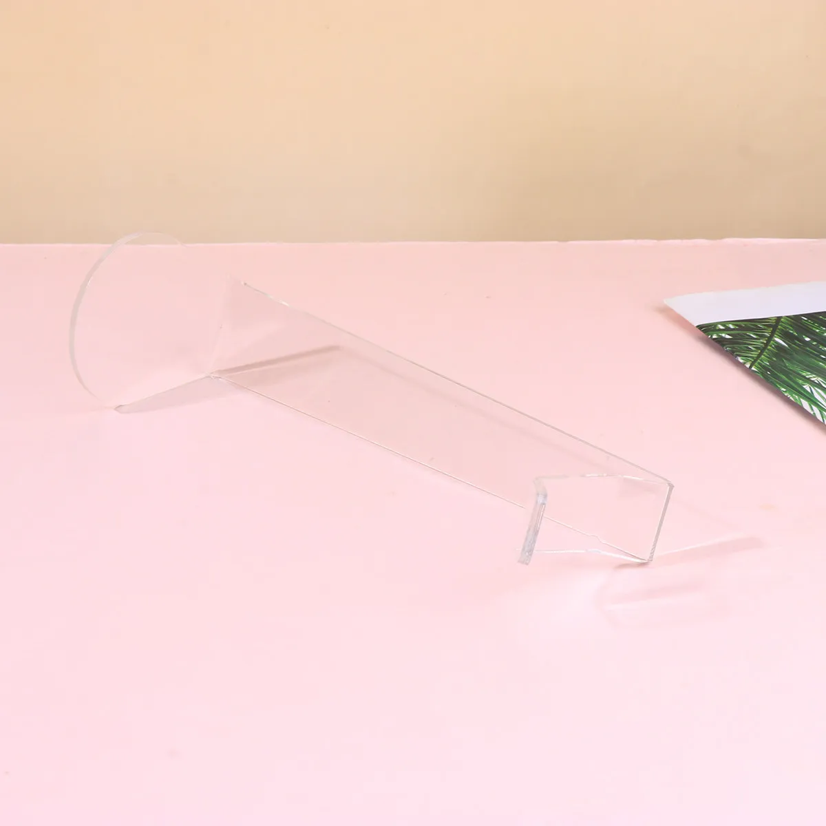 Acrylic Universal Headphone Stand Desktop Holder Rack Stable for Gaming Headsets Earphones Display Transparent