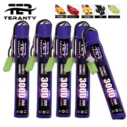 1/3/5PCS 7.4V 3000mAh Lipo Battery SM/XT60/XT30/T Plug For RC Toys Mini Airsoft BB Gun Rechargeable Power Battery 2S