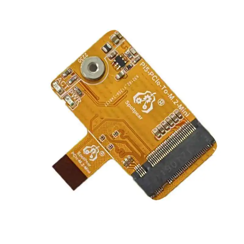 Raspberry Pi 5 Mini PCIe a M.2 NVME Placa de extensión SSD 2230 compatible con conector FPC