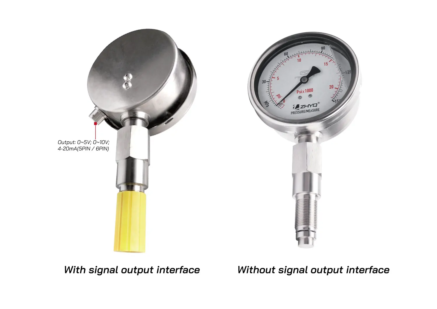 2026 100mm Full Stainless Steel Shockproof Diaphragm Seal Mechanical Sanitary Pressure Gauge with Remote
