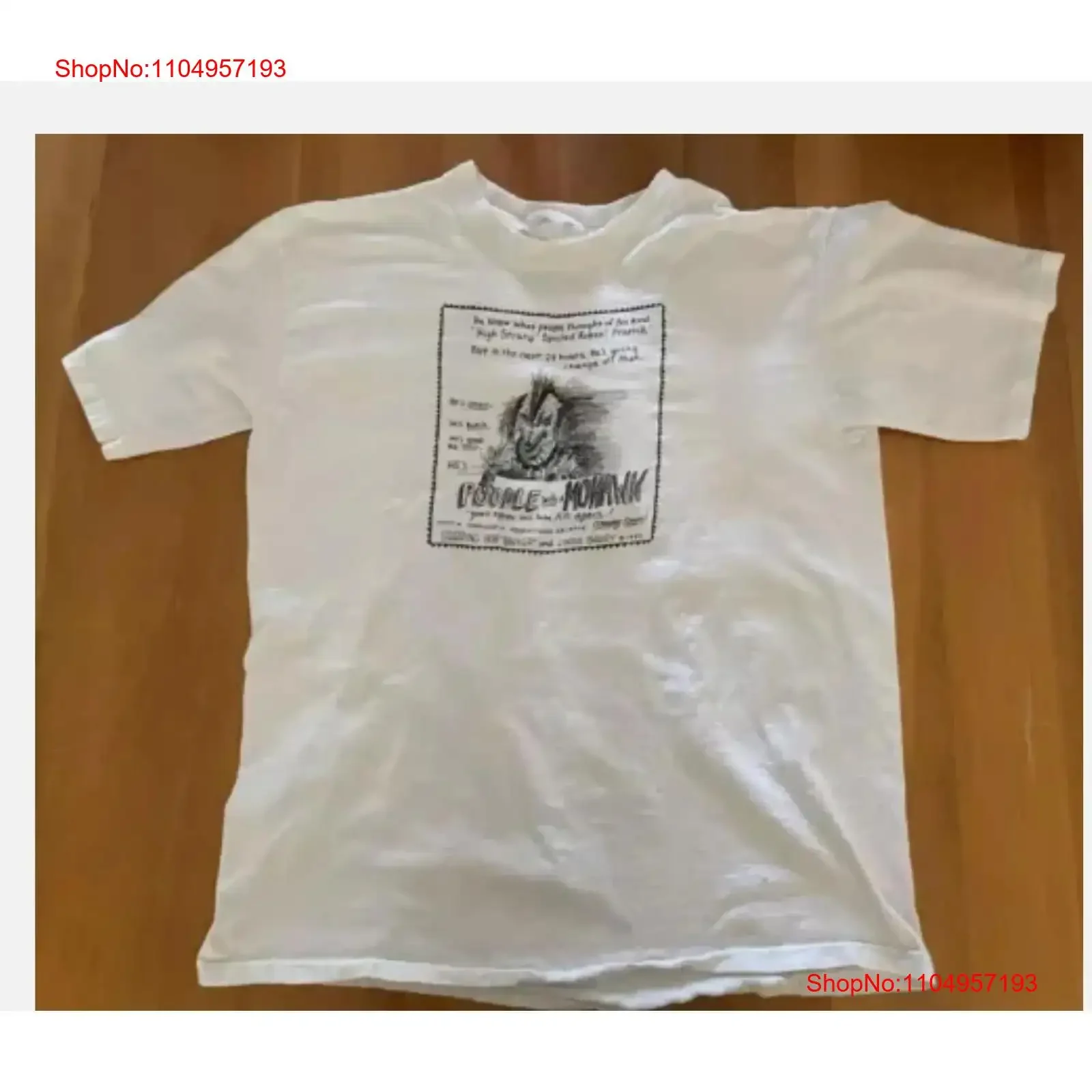 تي شيرت كلاسيكي بودل مع موكاك 1985 ليندا باري كارتوني فرنسي S 5XL عتيق مغسول ومتمدد ناعم أوم جرافيك