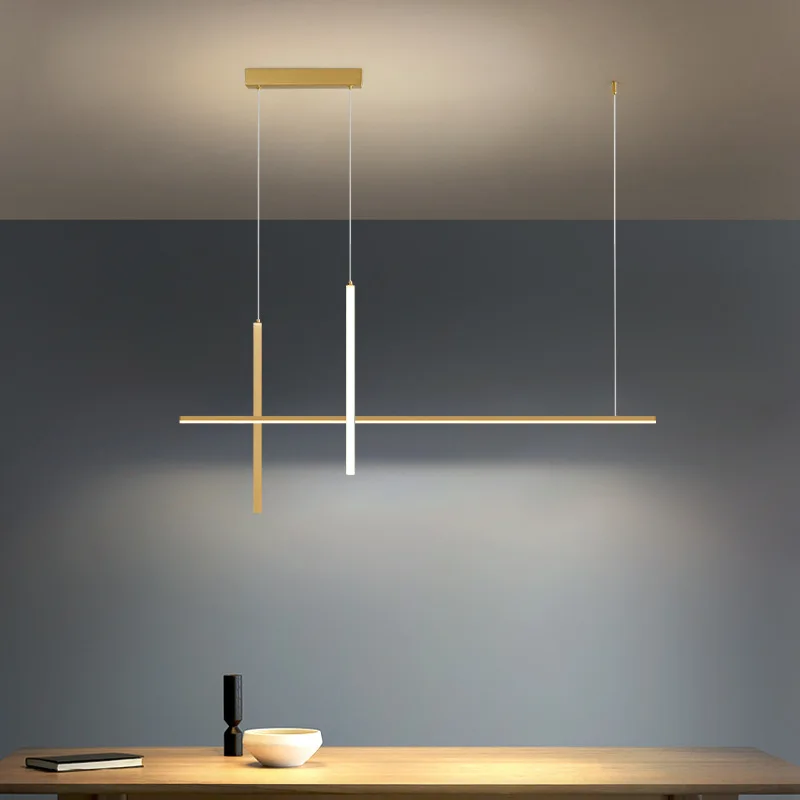 Modern Minimalist Led Pendant Lights Dimmable for Kitchen Office Table Dining Room Chandelier Home Decor Lusters Luminaires