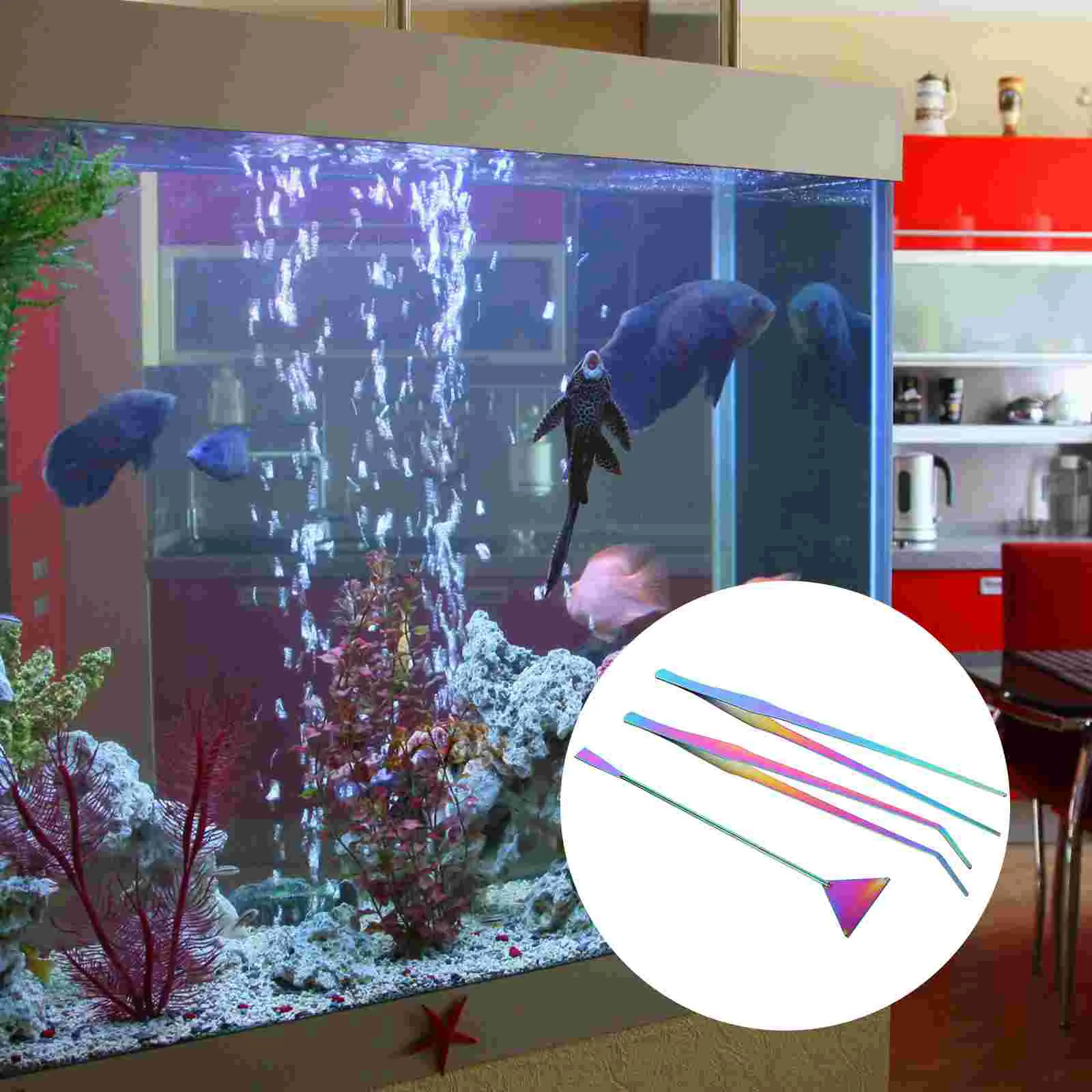

3 Pcs Aquarium Tools Plant Fish Tanks Stainless Steel Water Plants Spatula