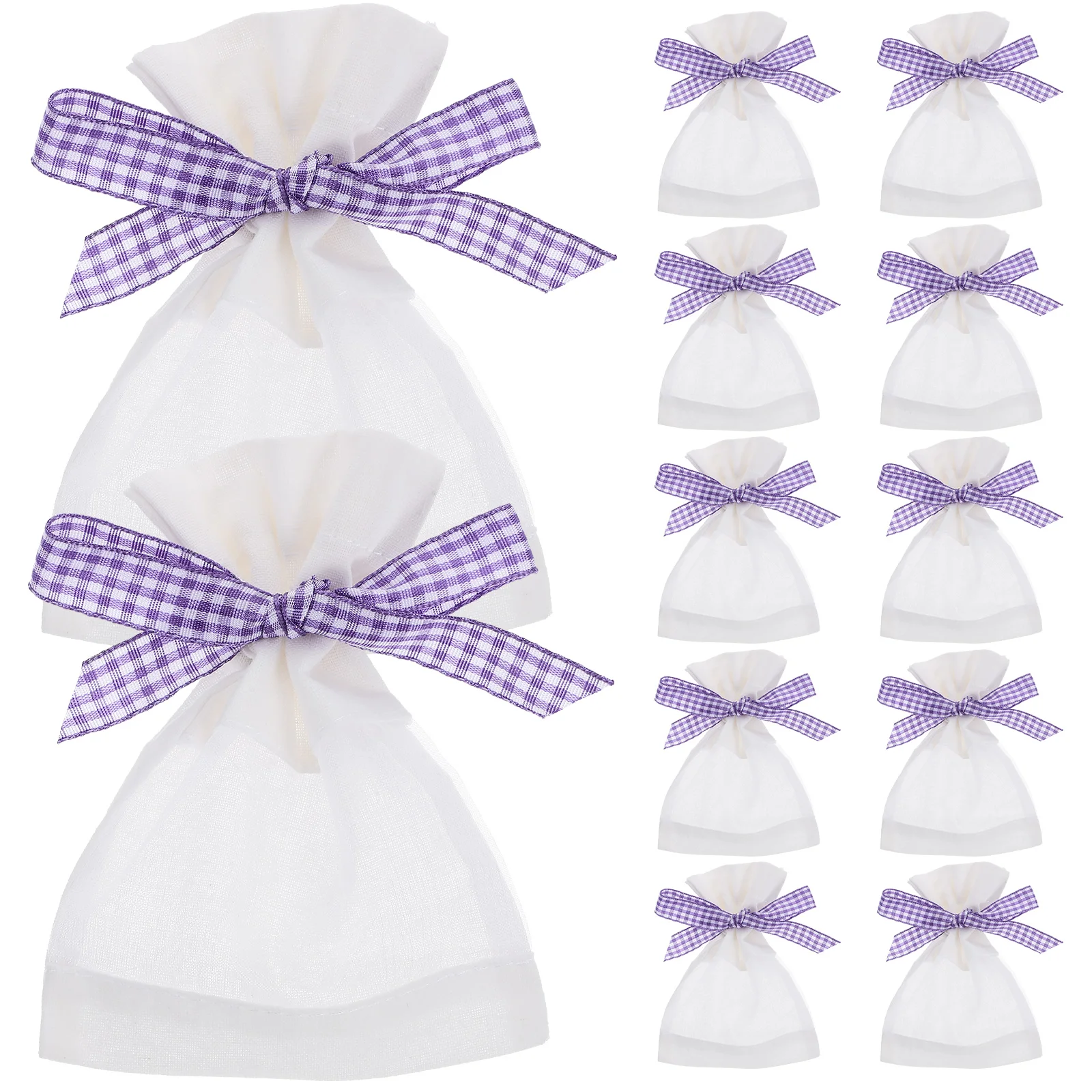 

10 Pcs Lavender Sachet Bag Empty Wedding Drawstring Bags Perfume Cloth Sachets Wardrobe