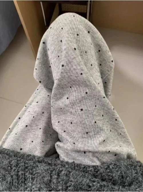 Pantalones informales deportivos de lunares de talla grande para mujer, pantalones finos de cintura alta, holgados, adelgazantes, para caminar, cómodos, sueltos, de pierna ancha