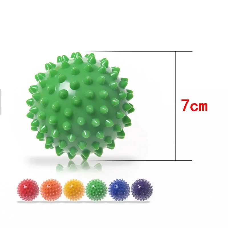 Durable PVC Spiked Massage Ball Trigger Point Hand and Foot Pain Relief Plantar Fasciitis Relief Hedgehog Ball Massage