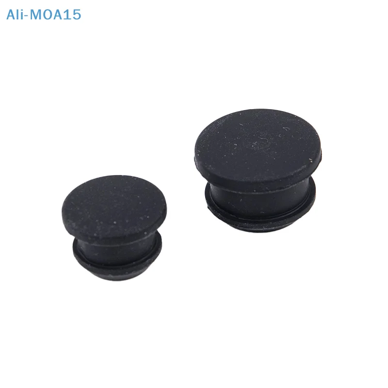 10pcs 2.5mm to 14mm Black Silicone Rubber Snap-on Hole Plug Blanking End Caps Seal Stopper