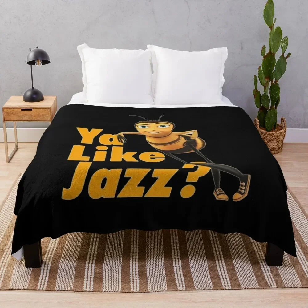 

Ya Like Jazz Bee Throw Blanket Stylish Warm Blanket for Living Room Bedroom