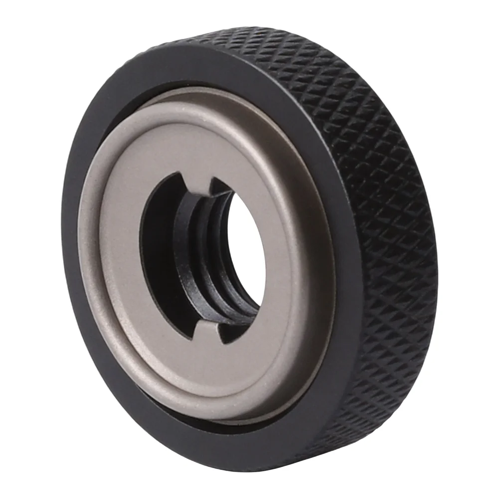 Spindle Washer Angle Grinder Nut For Grinder Repair Black as Picture Angle Grinder Threaded Design Single Piece