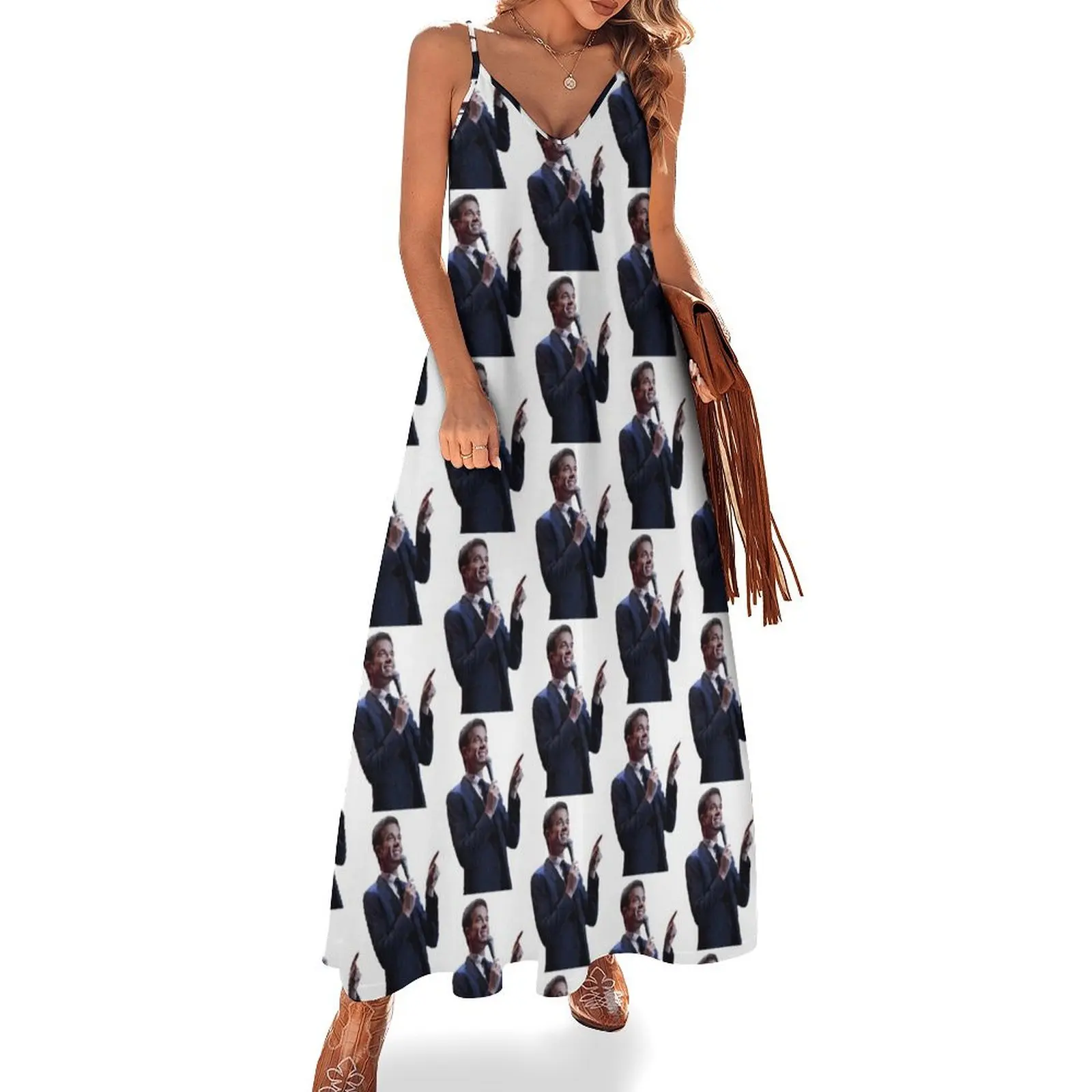 

smiley john mulaney Sleeveless Dress woman dress dress summer Casual dresses